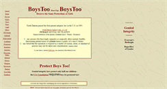 Desktop Screenshot of boystoo.com